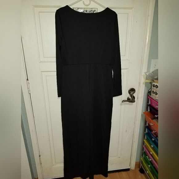 Popilush Square Neck Wide-Leg Long Sleeve Shapewear Jumpsuit 2XL - Picture 6 of 13